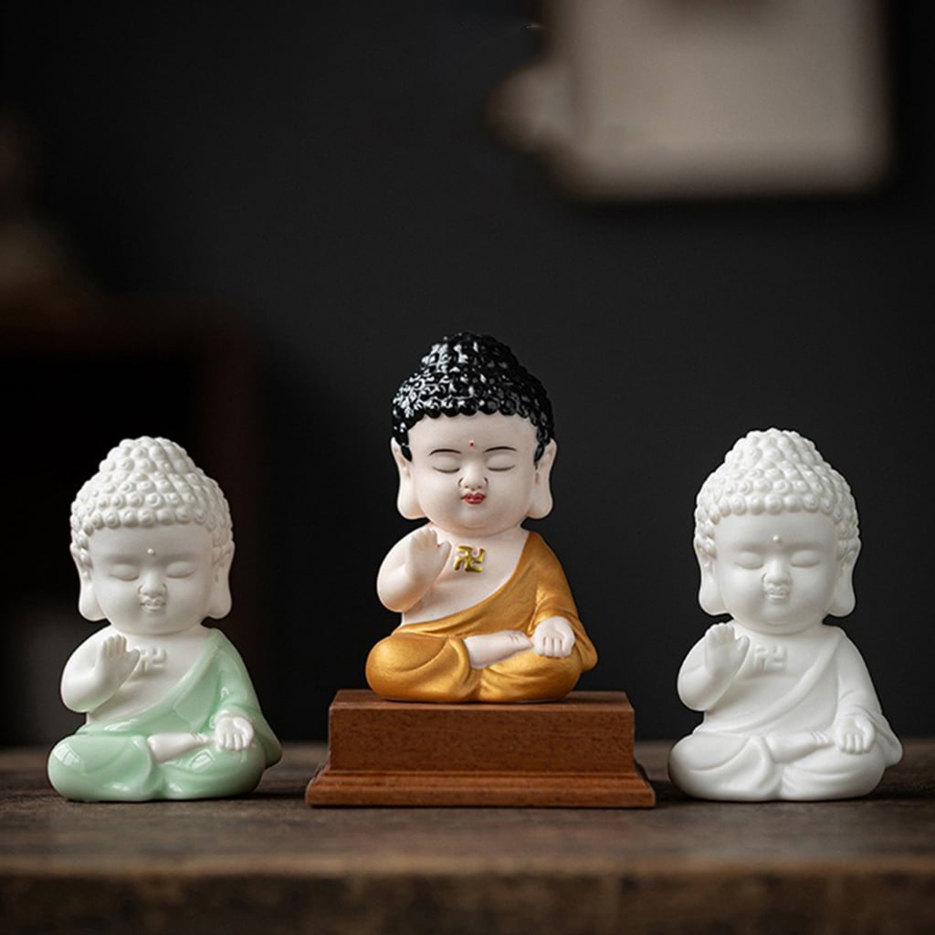 Tượng phật tổ mini chibi cute dễ thương deco đẹp