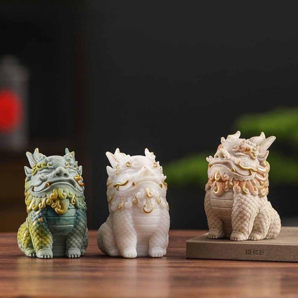 Tượng kỳ lân nhỏ cute trang trí bàn làm việc