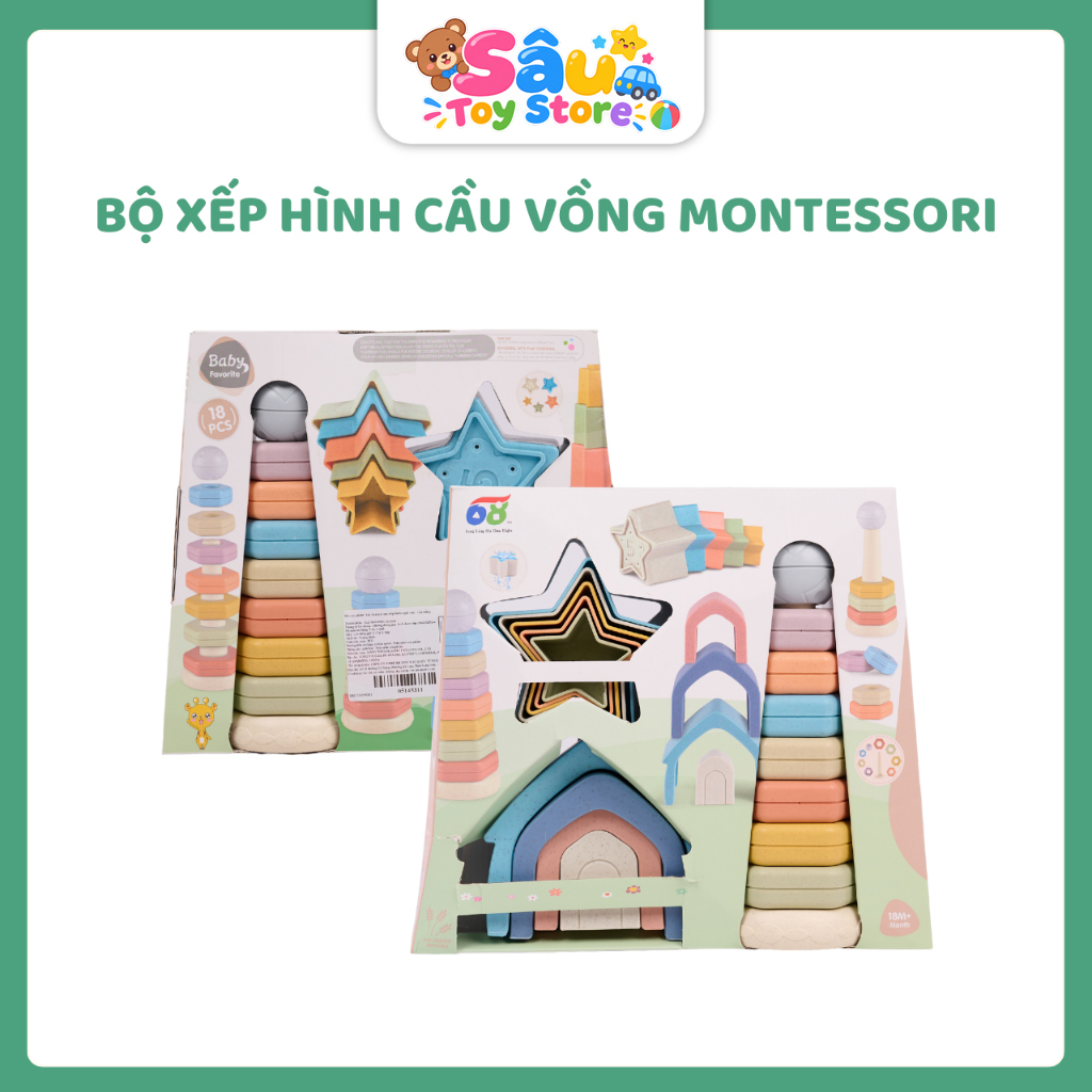 Đồ chơi vận động tinh xây tháp cao tầng