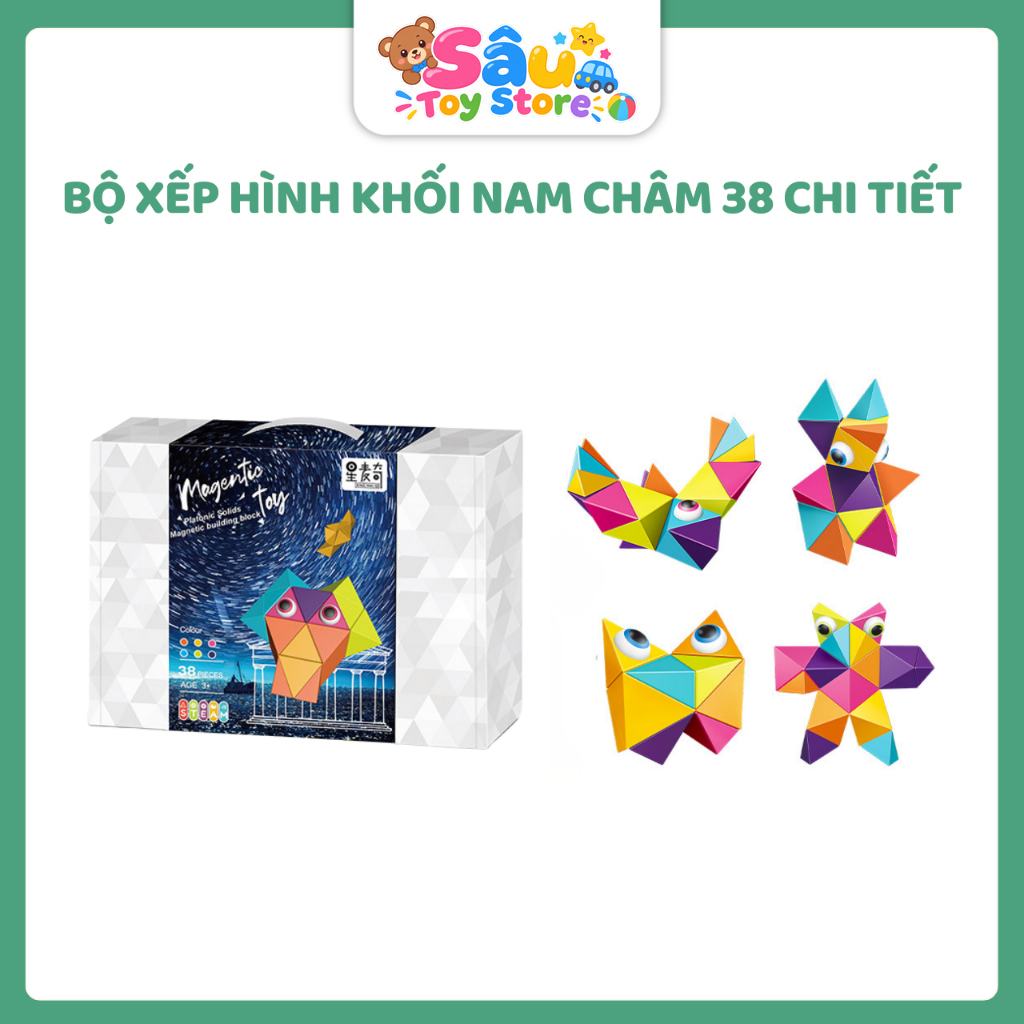 Đồ chơi ghép hình iq cao phát triển trí tuệ nam châm