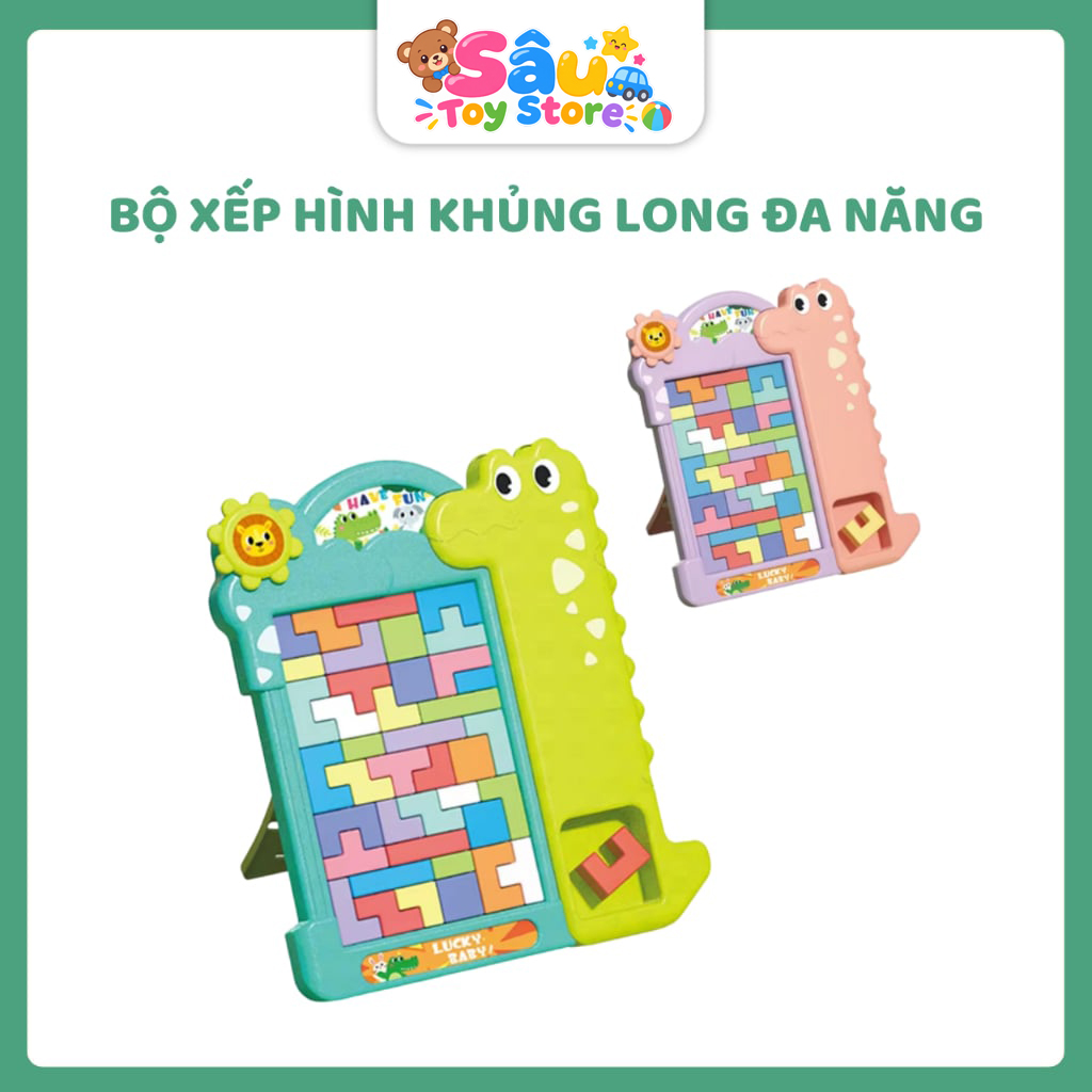 ghép hình khủng long 2D ĐỒ CHƠI