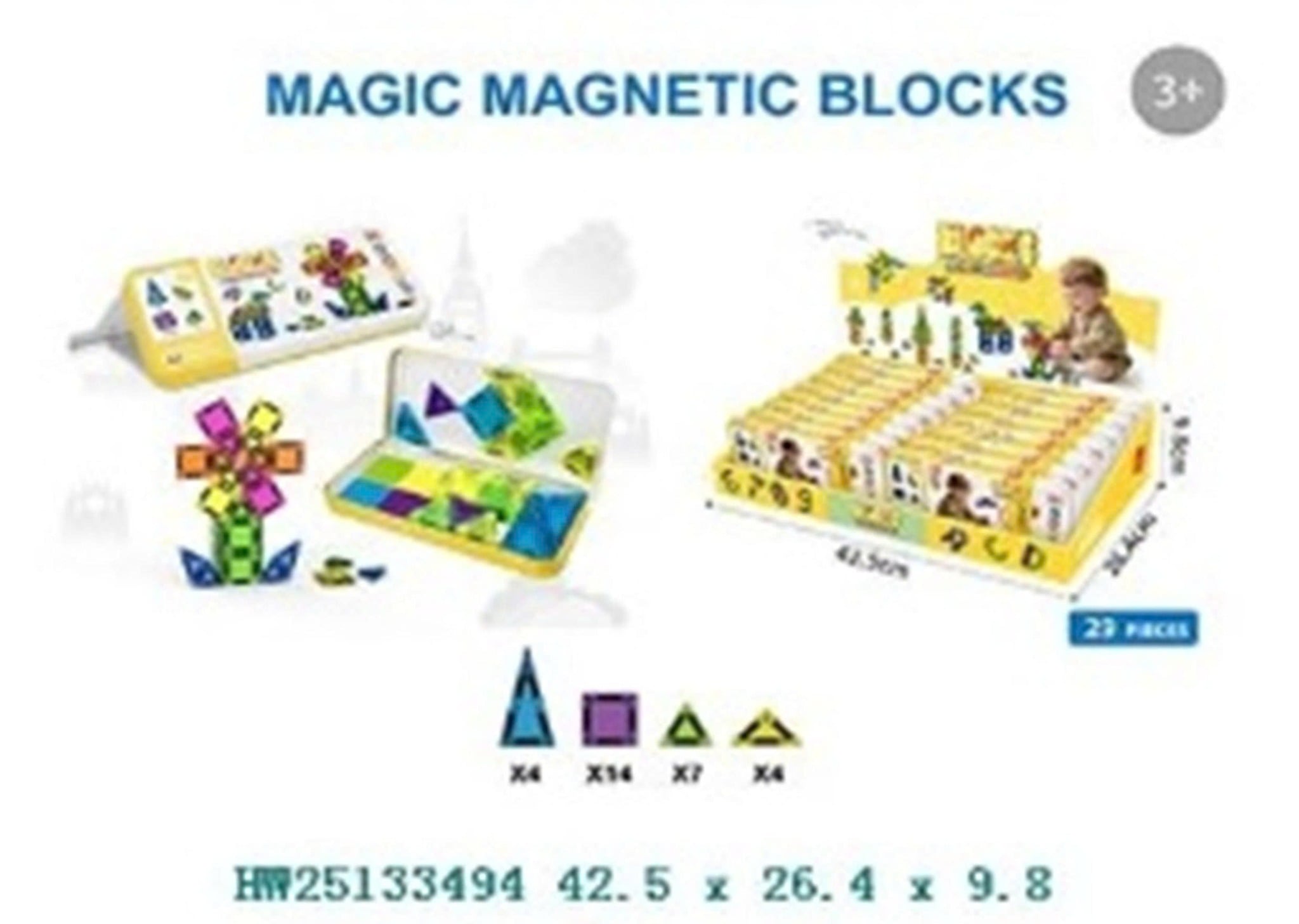 Xếp hình đa dạng bằng nam châm cần iq cao