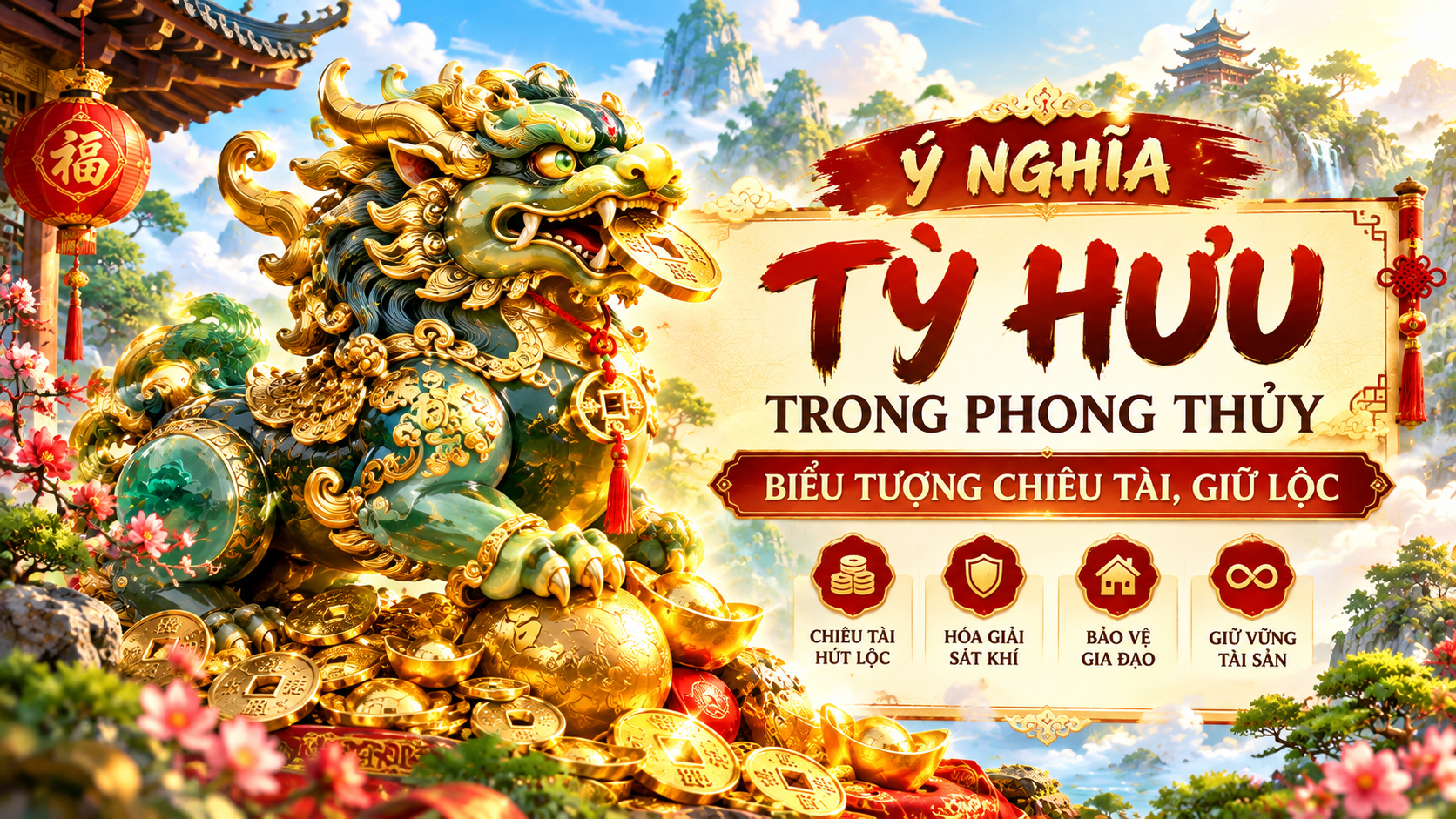 Ý NGHĨA TỲ HƯU TRONG PHONG THỦY – BIỂU TƯỢNG CHIÊU TÀI, GIỮ LỘC